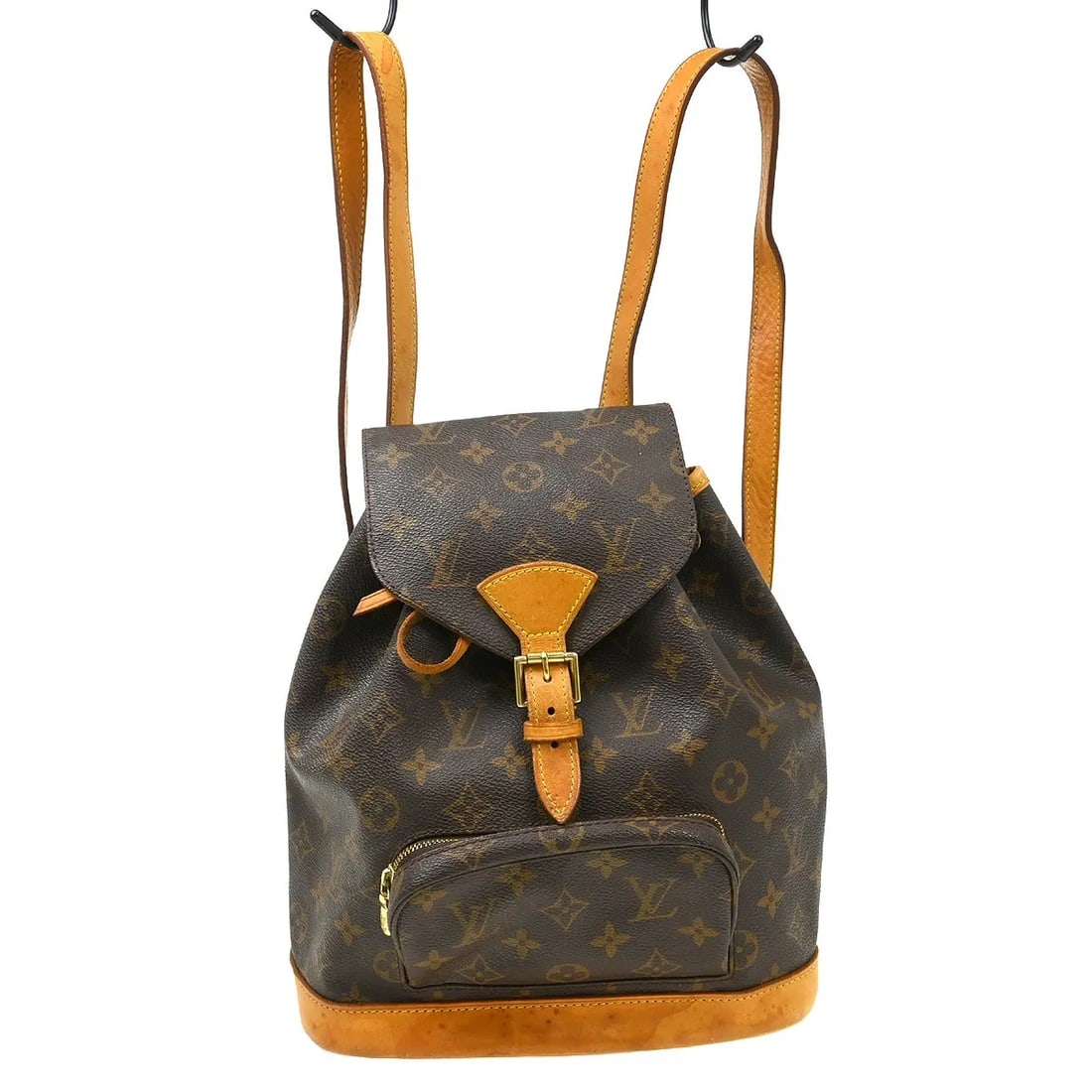 Louis Vuitton Vintage Montsouris Unisex Brown Canvas Bag: Louis Vuitton Vintage Montsouris Unisex Brown Canvas Bag Vintage Louis Vuitton Montsouris backpack in brown monogram canvas. This unisex piece is made in France and remains in good condition with visi