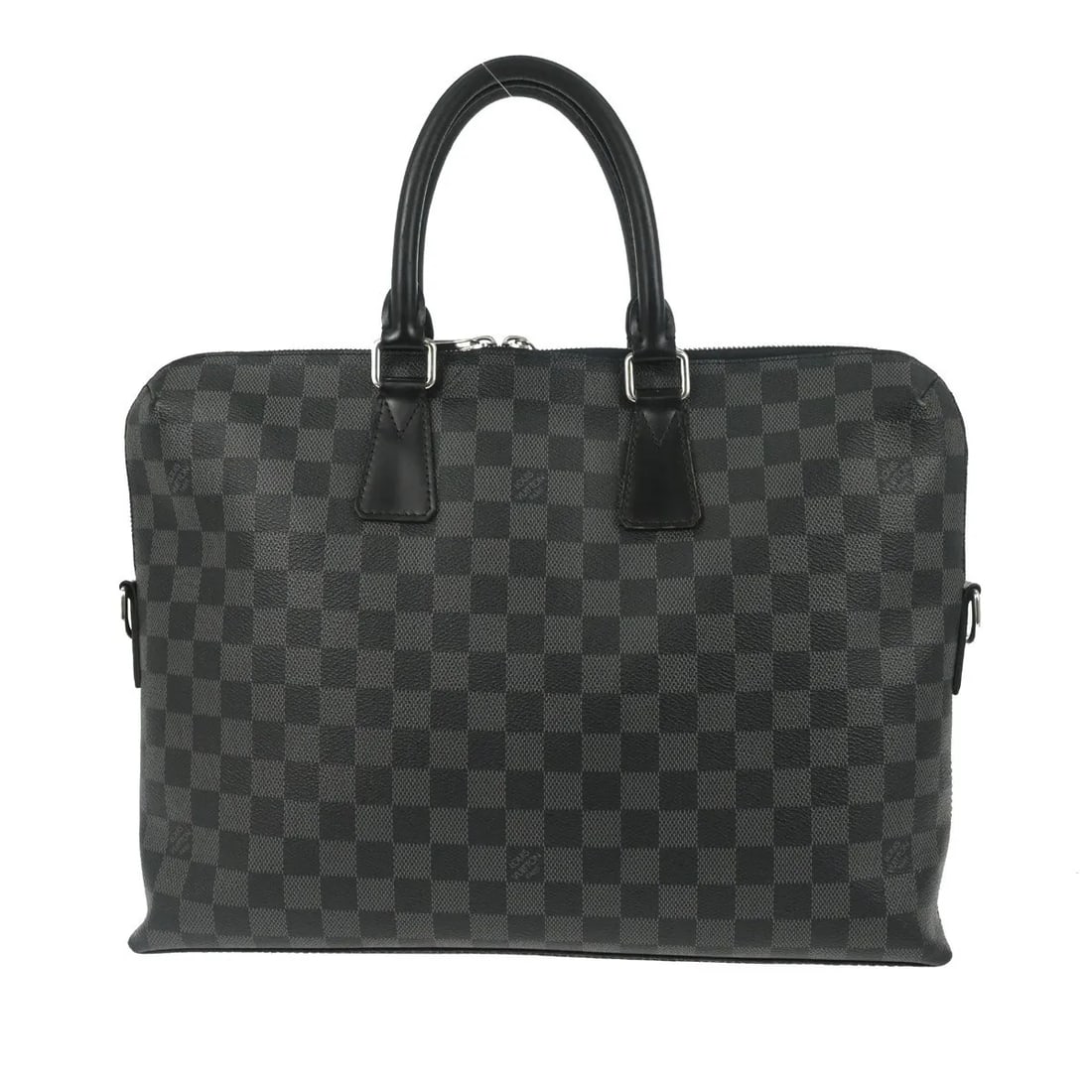 Louis Vuitton Porte-Documents Jour briefcase in Damier Graphite canvas: Louis Vuitton Porte-Documents Jour briefcase in Damier Graphite canvas Louis Vuitton Porte-Documents Jour in Damier Graphite canvas. This unisex briefcase is made in France and is presented in good co