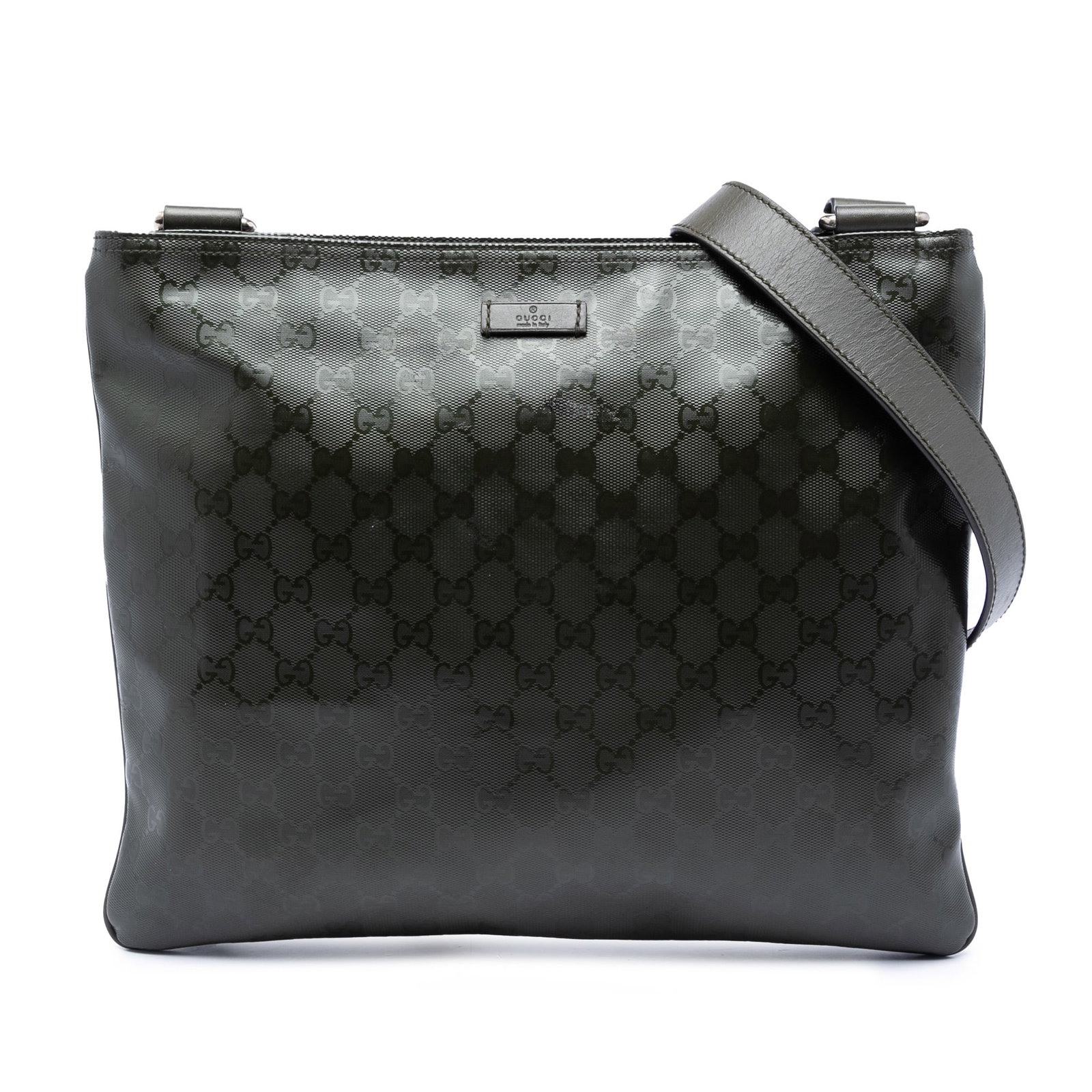 Gucci GG Imprime Brown Coated Canvas Crossbody Bag (1 of 6)