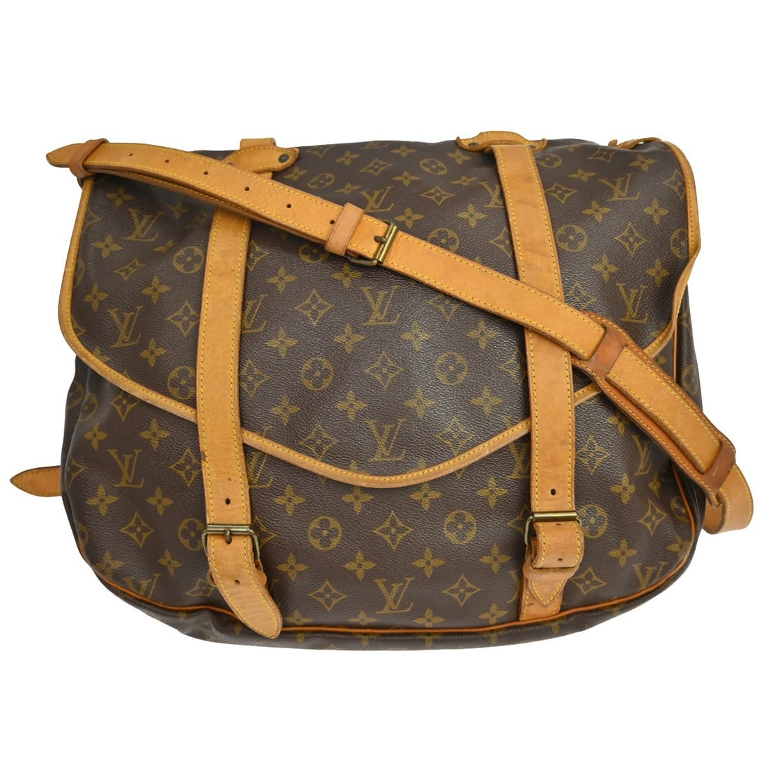 Louis Vuitton Saumur 43 Monogram Canvas Crossbody Messenger Bag M42252 (1 of 16)