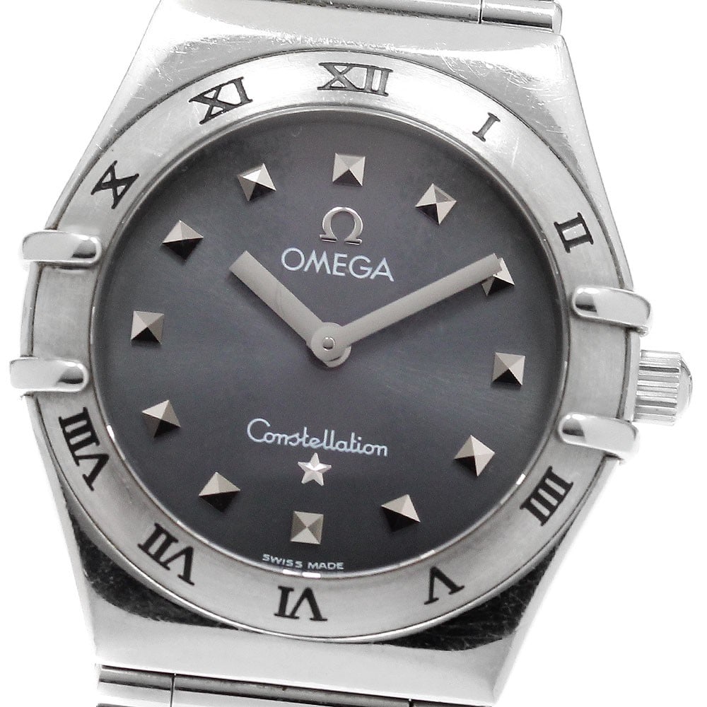 Omega Constellation Mini My Choice 1571.51 Quartz Ladies Watch: Omega Constellation Mini My Choice 1571.51 Quartz Ladies Watch This OMEGA Constellation Mini My Choice Quartz women's wristwatch features a stainless steel case and band with a gray dial. The watch op