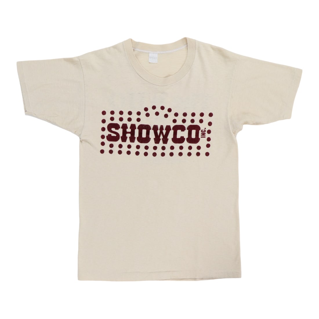 Vintage 1979 Showco Crew T Shirt Featuring The Who Tour Graphics: Vintage 1979 Showco Crew T Shirt Featuring The Who Tour Graphics This is an original vintage 1979 The Who Showco Crew Tour shirt, featuring graphics on both the front and back. The shirt is made from 