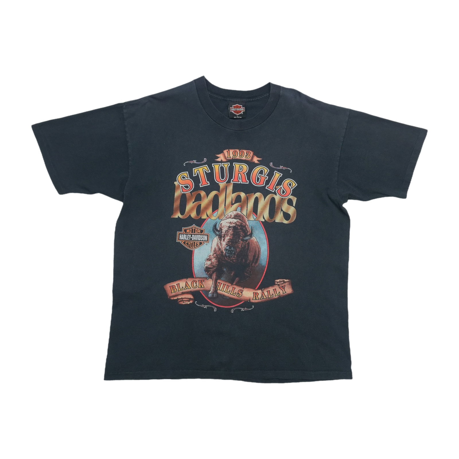 Vintage 1993 Harley Davidson Sturgis Black Hills Cotton Shirt (1 of 7)