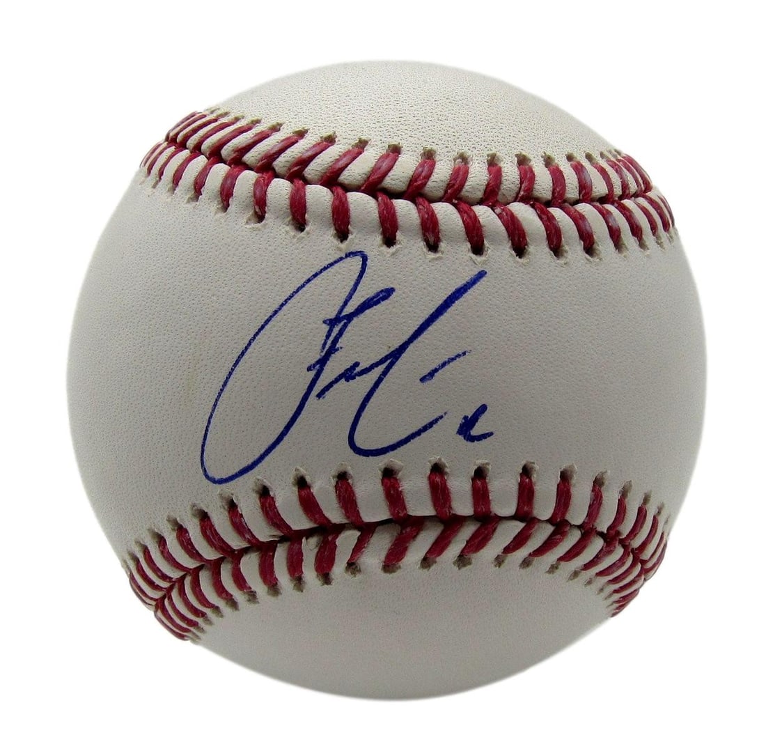 OML Baseball Signed by Francisco Lindor with PSA DNA Authentication: OML Baseball Signed by Francisco Lindor with PSA DNA Authentication This is an original autographed OML baseball featuring the signature of Francisco Lindor, a star player for the New York Mets. The b