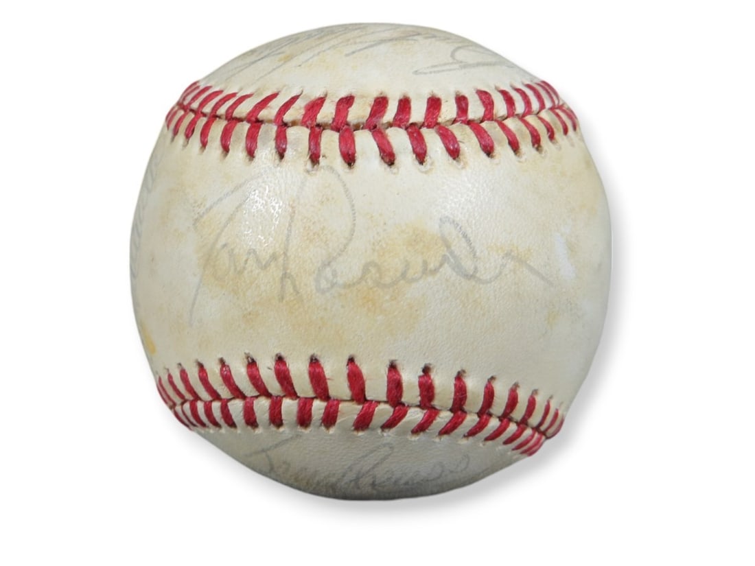 Autographed Baseball Featuring 1979 Los Angeles Dodgers Stars Lasorda Cey Sutton: Autographed Baseball Featuring 1979 Los Angeles Dodgers Stars Lasorda Cey Sutton This is an original 1979 Los Angeles Dodgers autographed baseball, featuring signatures from key team members including