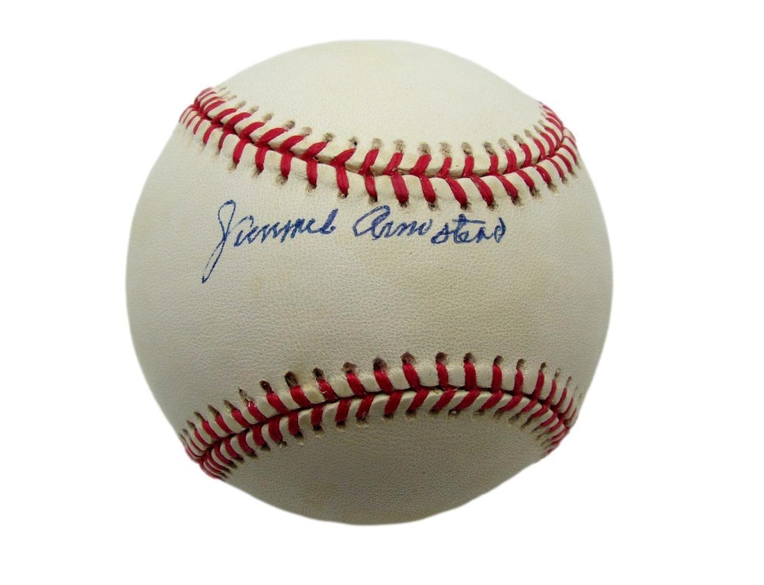 Jimmie Armstead Signed OAL Baseball Philadelphia Stars PSA/DNA Authentic: Jimmie Armstead Signed OAL Baseball Philadelphia Stars PSA/DNA Authentic This is a Jimmie Armstead signed OAL baseball from the Negro League, specifically representing the Philadelphia Stars, dating f