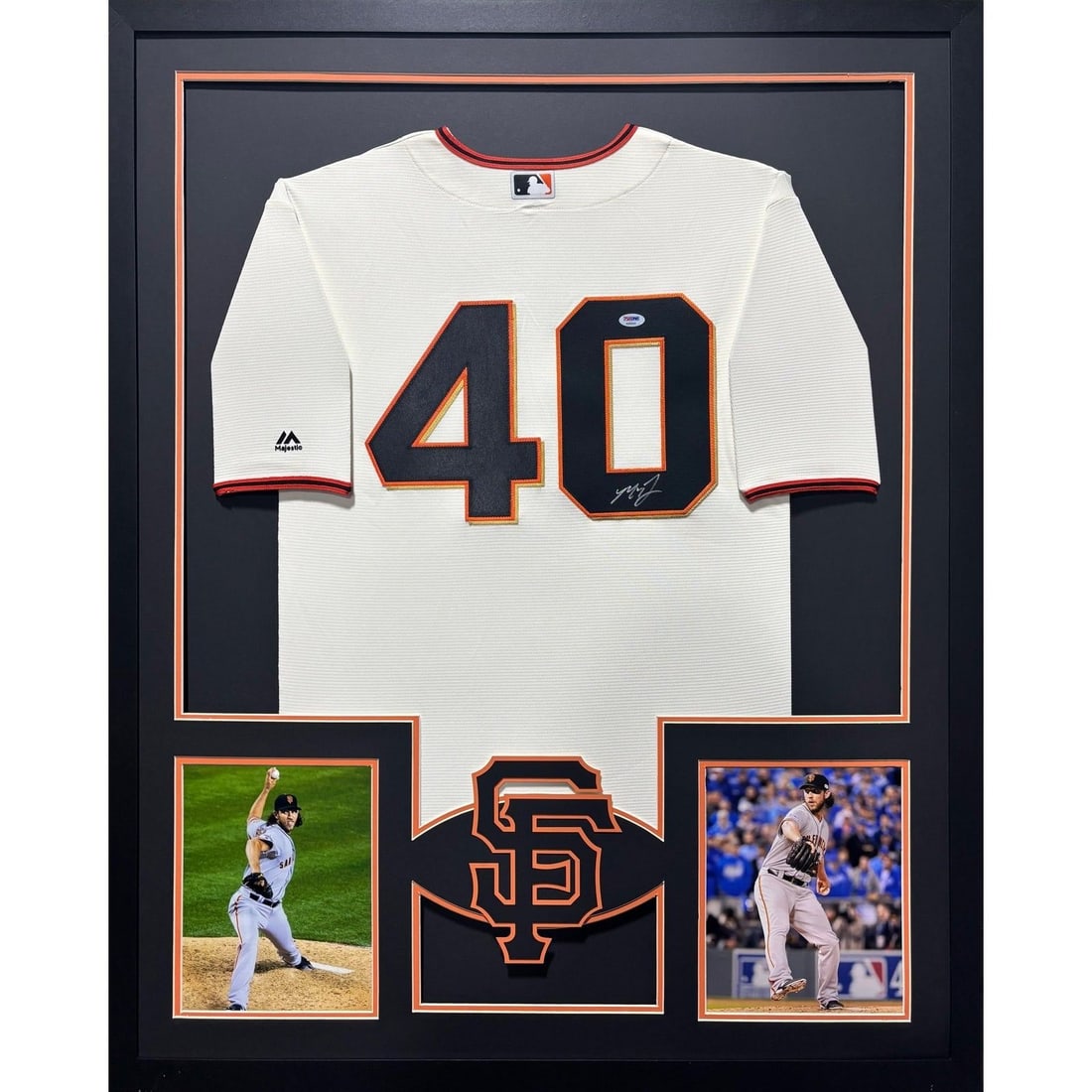 Madison Bumgarner Signed Framed Jersey PSA/DNA San Francisco Giants: Madison Bumgarner Signed Framed Jersey PSA/DNA San Francisco Giants Celebrate the legacy of Madison Bumgarner with this autographed framed jersey. This impressive piece features a high-quality jersey 