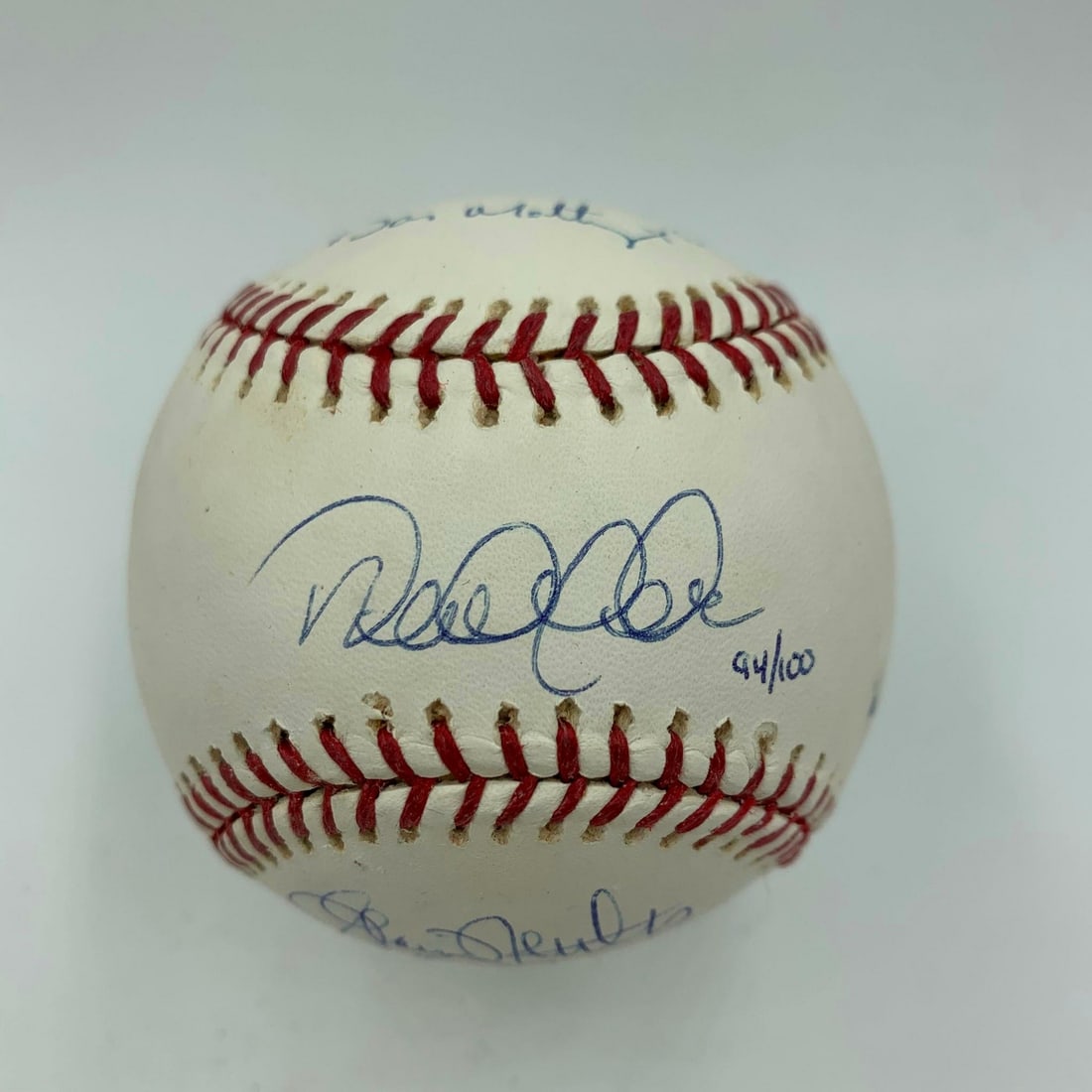 Signed Yankees Captains Baseball Jeter Mattingly Guidry Randolph Nettles: Signed Yankees Captains Baseball Jeter Mattingly Guidry Randolph Nettles This rare official Bud Selig Major League baseball features the signatures of five esteemed New York Yankees team captains: Der
