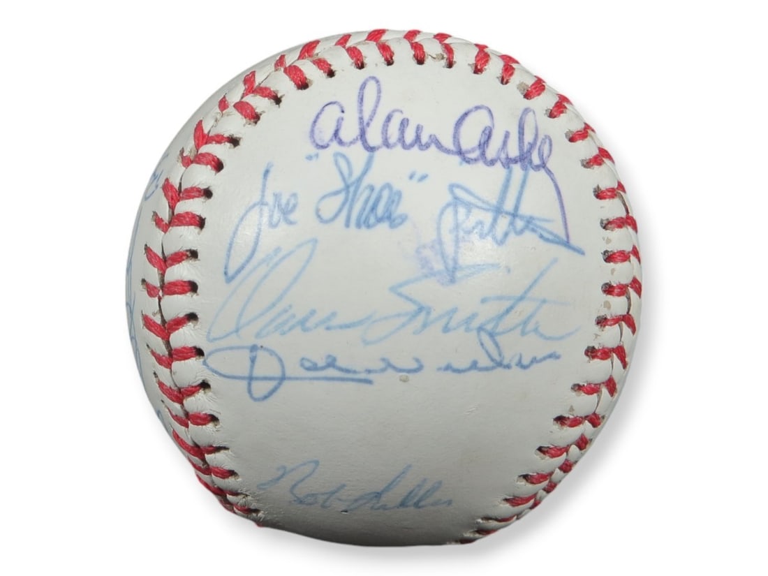 Houston Astros 1981 Team Signed Baseball With Cruz Garner Cedeno Puhl Autographs: Houston Astros 1981 Team Signed Baseball With Cruz Garner Cedeno Puhl Autographs This is an original 1981 Houston Astros baseball autographed by multiple team members, including Jose Cruz, Cedar Ceden