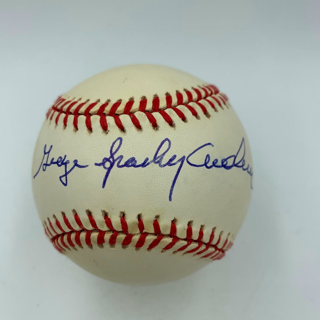 Sparky Anderson Autographed National League Baseball With JSA Authentication (1 of 5)