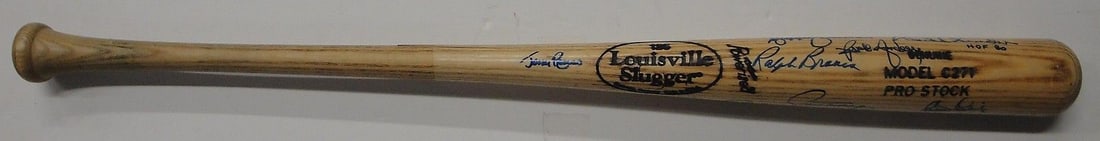 Los Angeles Dodgers Multi Signed Baseball Bat Authenticated by Global Authentics: Los Angeles Dodgers Multi Signed Baseball Bat Authenticated by Global Authentics This authentic Los Angeles Dodgers baseball bat features the signatures of several legendary players, including Duke Sn