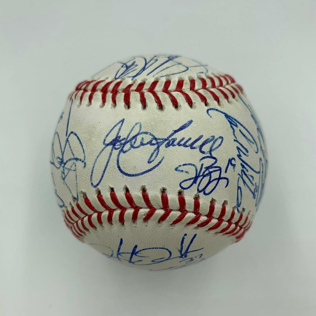 2017 Boston Red Sox Team Signed Baseball 26 Autographs with JSA COA: 2017 Boston Red Sox Team Signed Baseball 26 Autographs with JSA COA This 2017 Boston Red Sox Team Signed Major League Baseball features the autographs of 26 players, including stars like Mookie Betts,