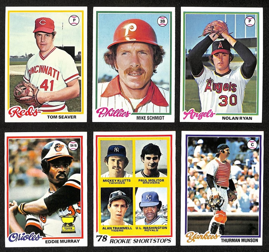 1978 Topps MLB 726 Card Complete Baseball Set Murray Ryan Schmidt (1 of 6)