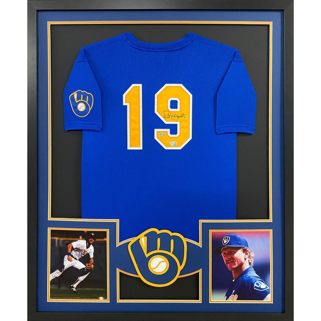 Robin Yount Signed Framed Jersey Milwaukee Brewers Authenticated by Fanatics: Robin Yount Signed Framed Jersey Milwaukee Brewers Authenticated by Fanatics Showcase your Milwaukee Brewers pride with this autographed Robin Yount framed jersey. Authenticated by Fanatics, a leader 