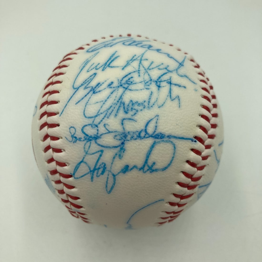 1986 New York Mets World Series Team Signed Baseball with JSA COA (1 of 13)