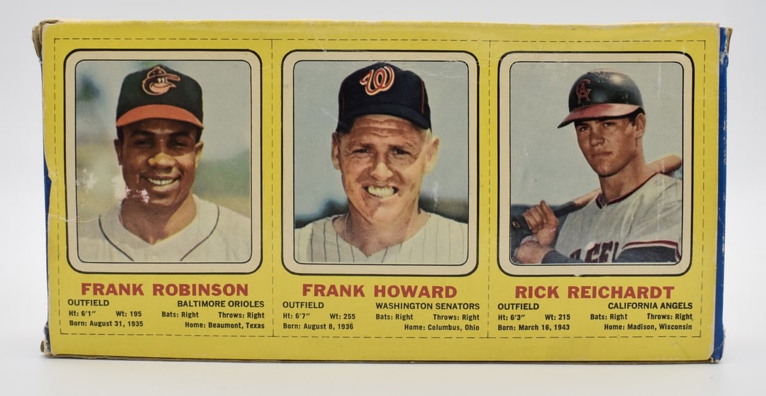 1969 Transogram Baseball Statue Frank Robinson Frank Howard Rick Reichardt with Box (1 of 4)
