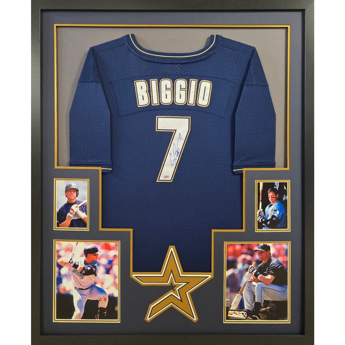 Craig Biggio Signed Framed Jersey Houston Astros Fanatics Authenticated (1 of 2)