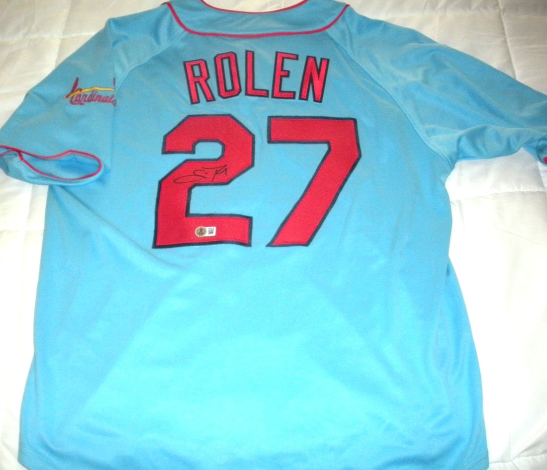 Signed St. Louis Cardinals Scott Rolen official licensed dynasty jersey (1 of 3)
