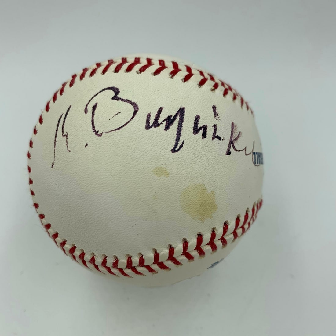 Mikhail Baryshnikov Signed MLB Baseball with JSA COA Rare Collectible: Mikhail Baryshnikov Signed MLB Baseball with JSA COA Rare Collectible This is a rare official Major League Baseball signed by renowned dancer and actor Mikhail Baryshnikov. The autograph is authentica