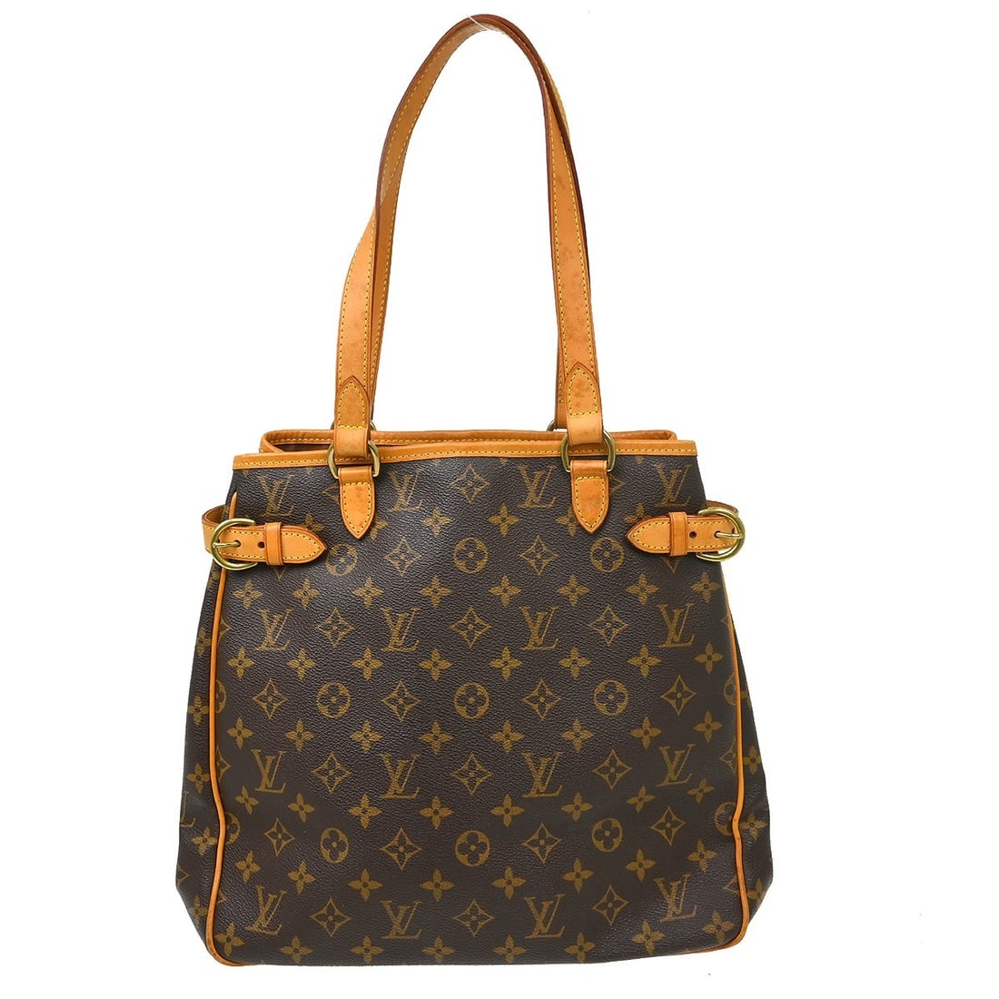 Louis Vuitton Batignolles Vertical Monogram Canvas Tote M51153: Louis Vuitton Batignolles Vertical Monogram Canvas Tote M51153 Vintage Louis Vuitton Batignolles Vertical hand tote bag in brown Monogram canvas with leather trim and double handles. This women's medi