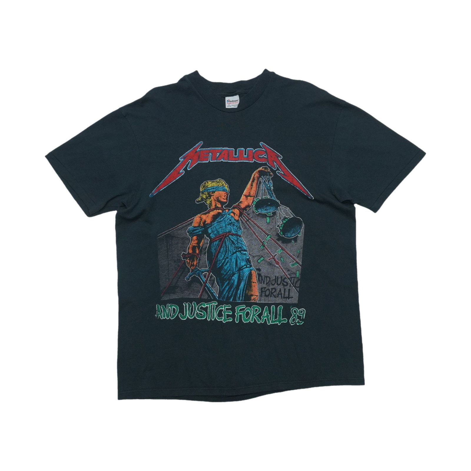 1989 Metallica black cotton tour tee XL (1 of 5)