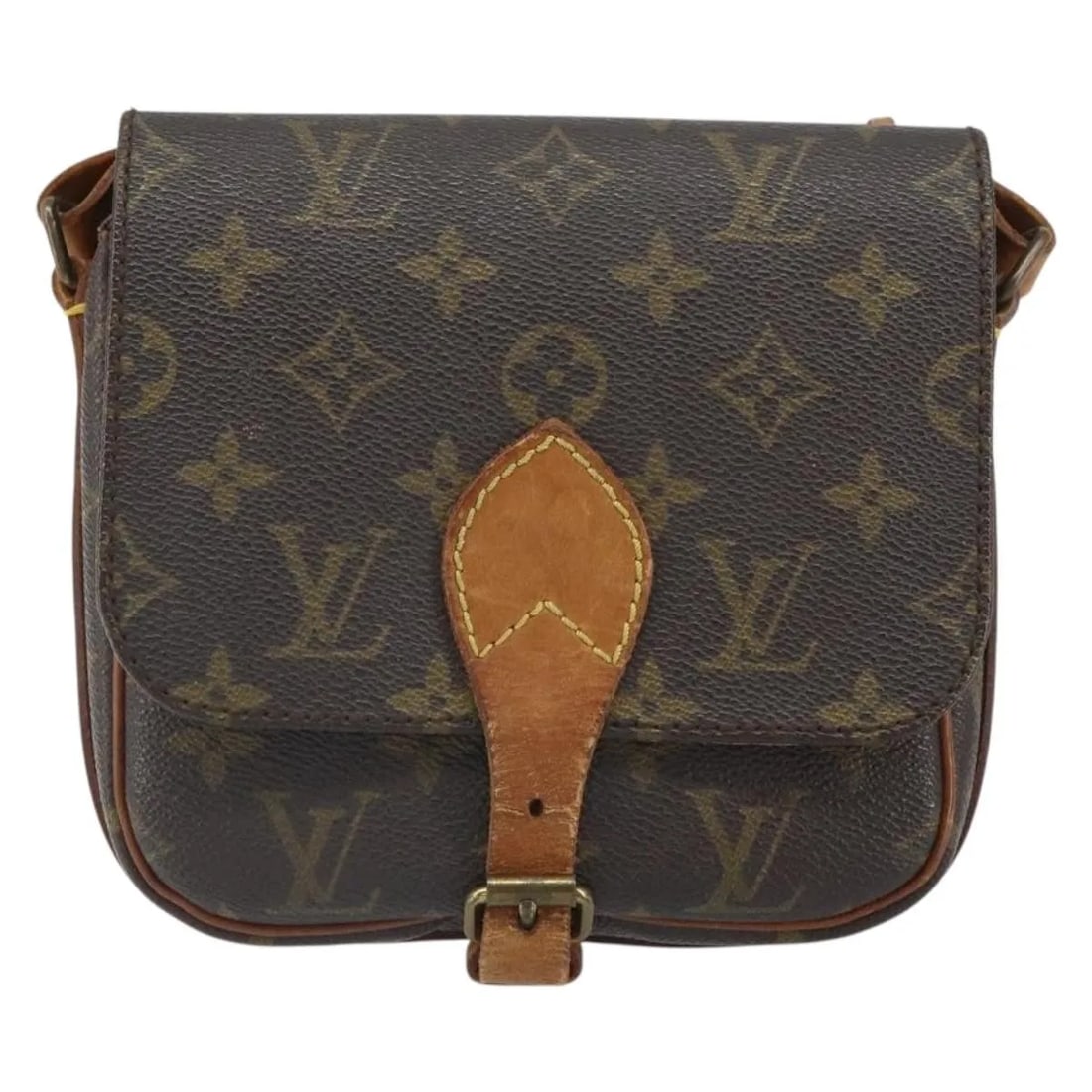 Louis Vuitton Monogram Canvas Cartouchiere Shoulder Bag 17cm: Louis Vuitton Monogram Canvas Cartouchiere Shoulder Bag 17cm This Louis Vuitton Cartouchiere handbag is crafted from brown monogram canvas designed for female users. It measures 17cm x 15cm x 5cm and 