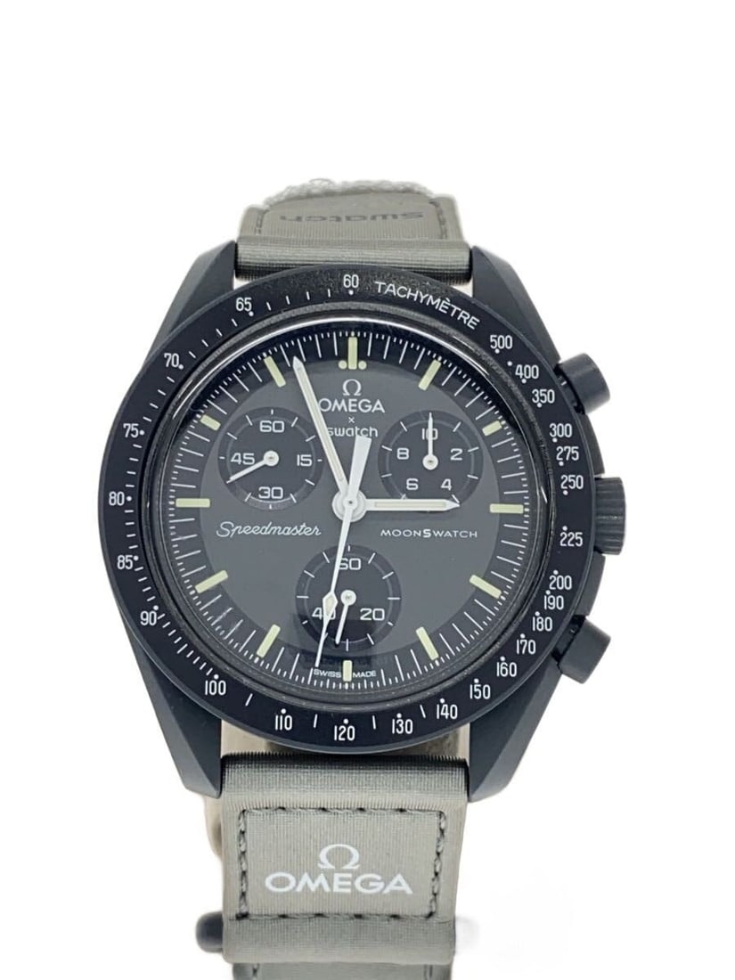 Omega x Swatch MoonSwatch Mission to Mercury Black Wristwatch with Box (1 of 6)
