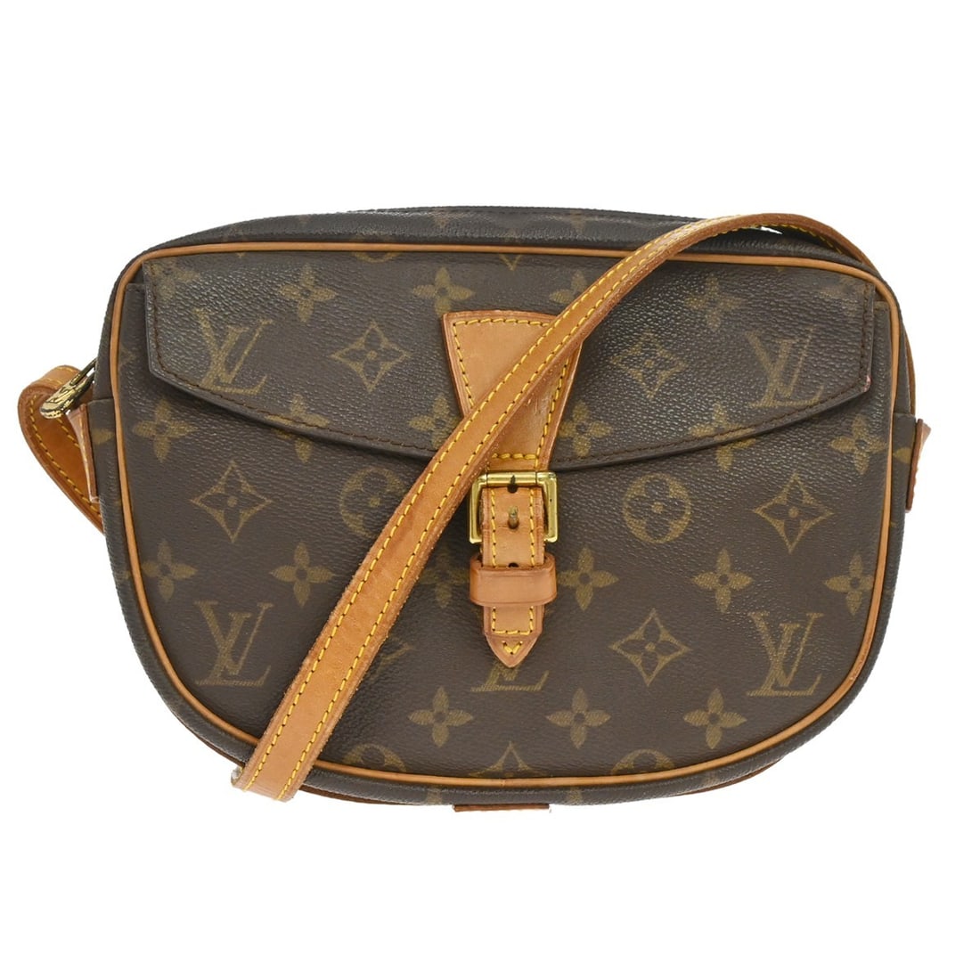 Louis Vuitton Jeune Fille PM Monogram Crossbody Shoulder Bag M51227: Louis Vuitton Jeune Fille PM Monogram Crossbody Shoulder Bag M51227 Vintage Louis Vuitton Jeune Fille PM shoulder bag in Monogram canvas with leather strap and zip closure. This small bag features a b