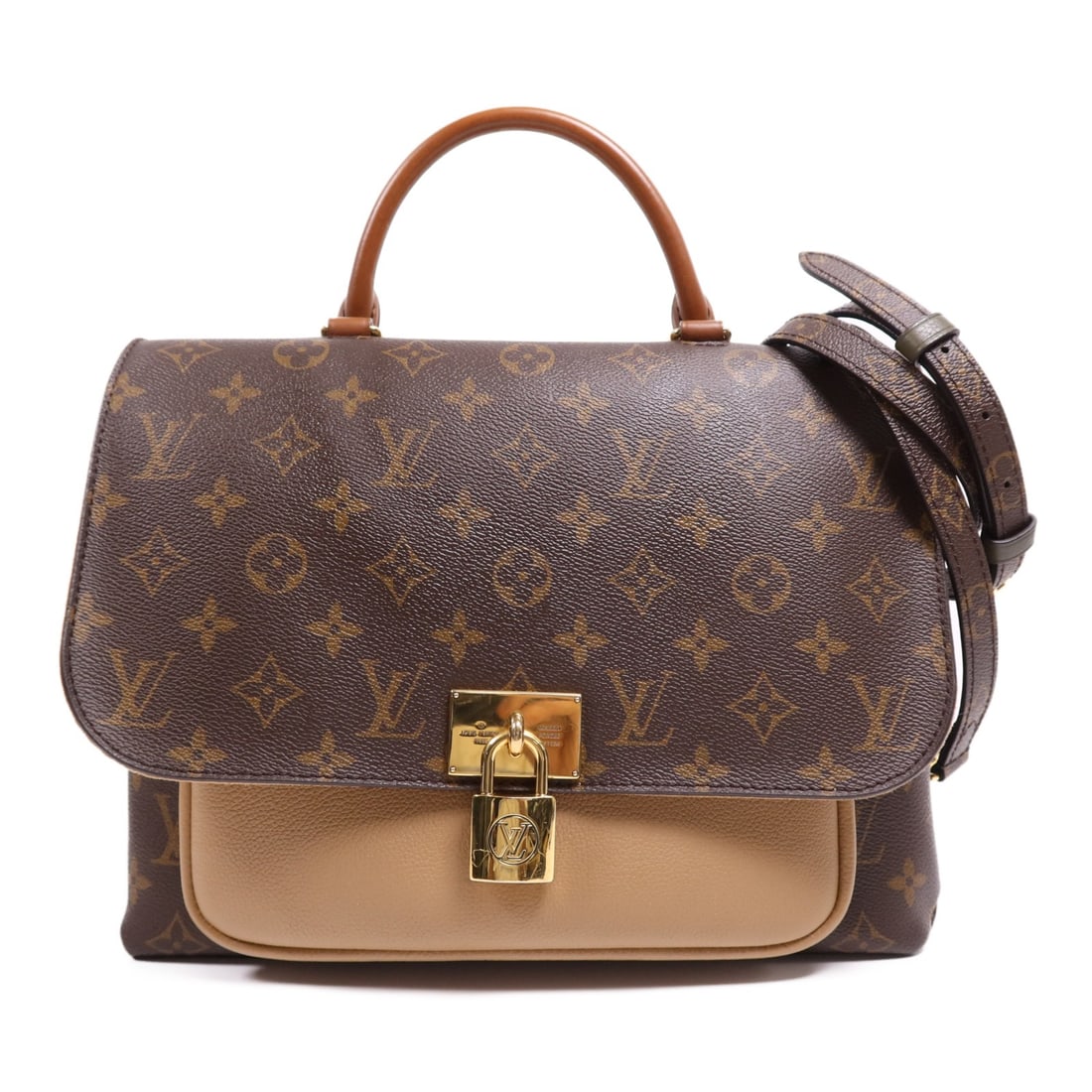 Louis Vuitton Marignan brown PVC coated canvas shoulder handbag (1 of 17)