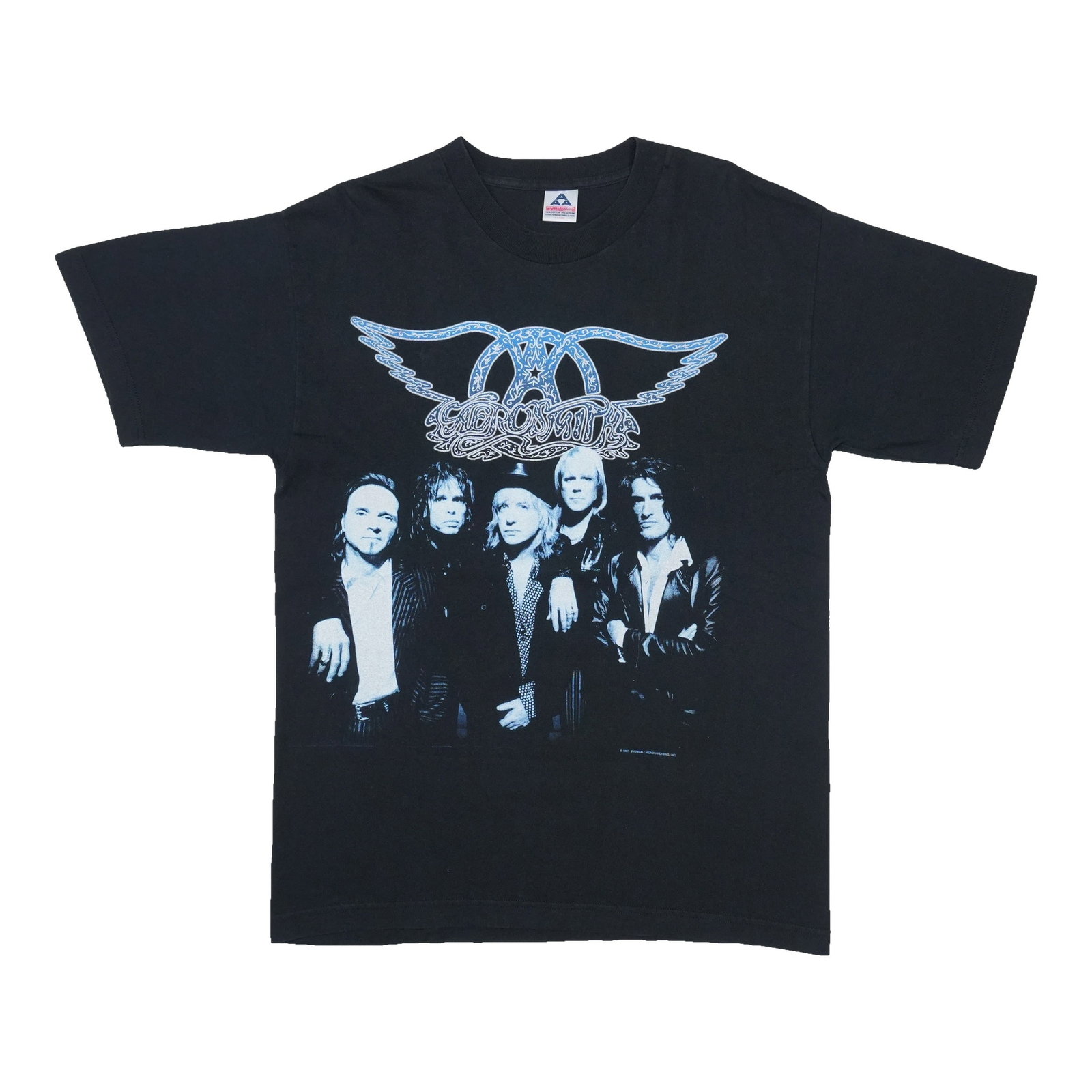 Black 1997 Aerosmith Nine Lives cotton concert T-shirt Large (1 of 5)