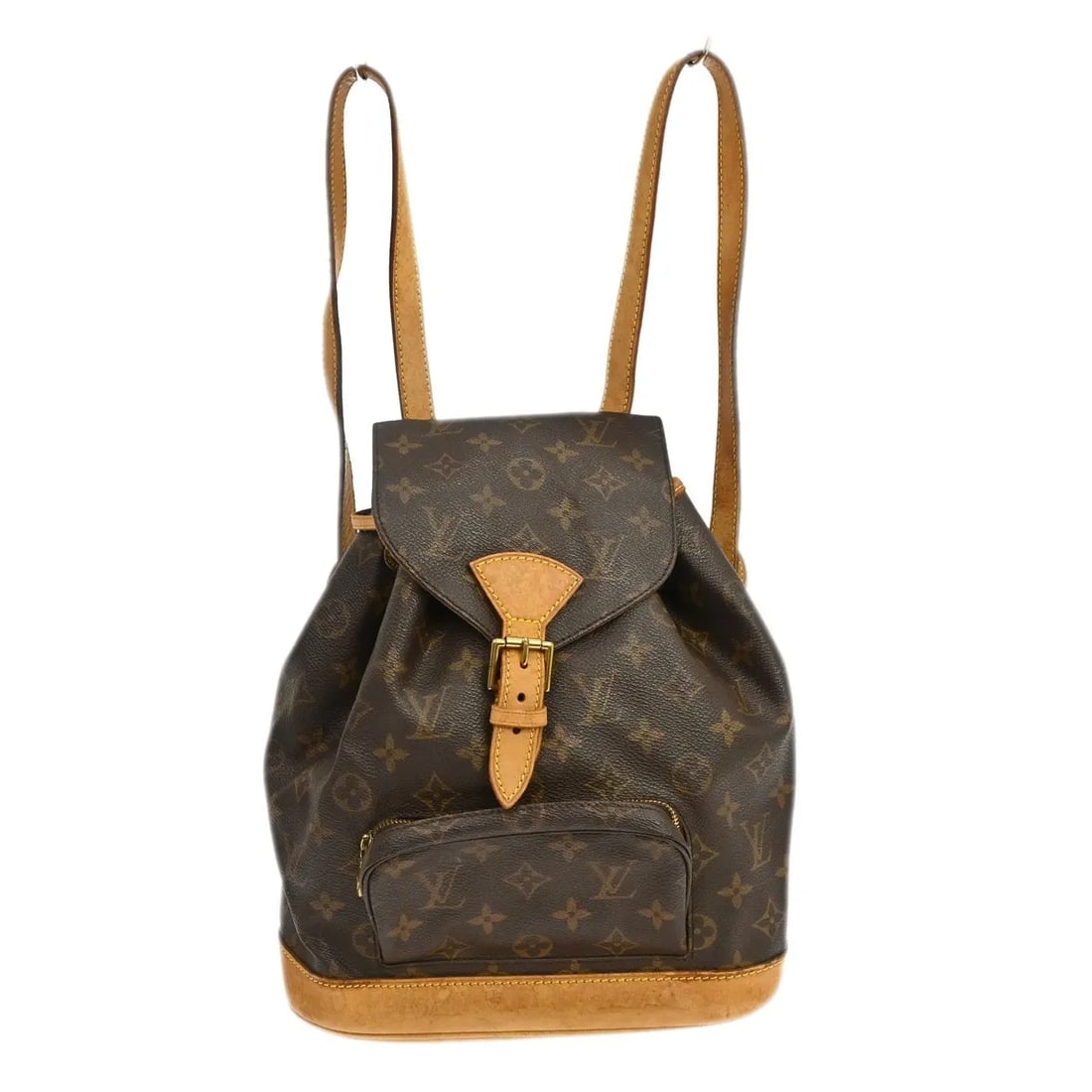 Louis Vuitton Vintage Montsouris Unisex Brown Canvas Backpack: Louis Vuitton Vintage Montsouris Unisex Brown Canvas Backpack Vintage Louis Vuitton Montsouris backpack in brown monogram canvas. This unisex piece is made in France and remains a practical classic wi