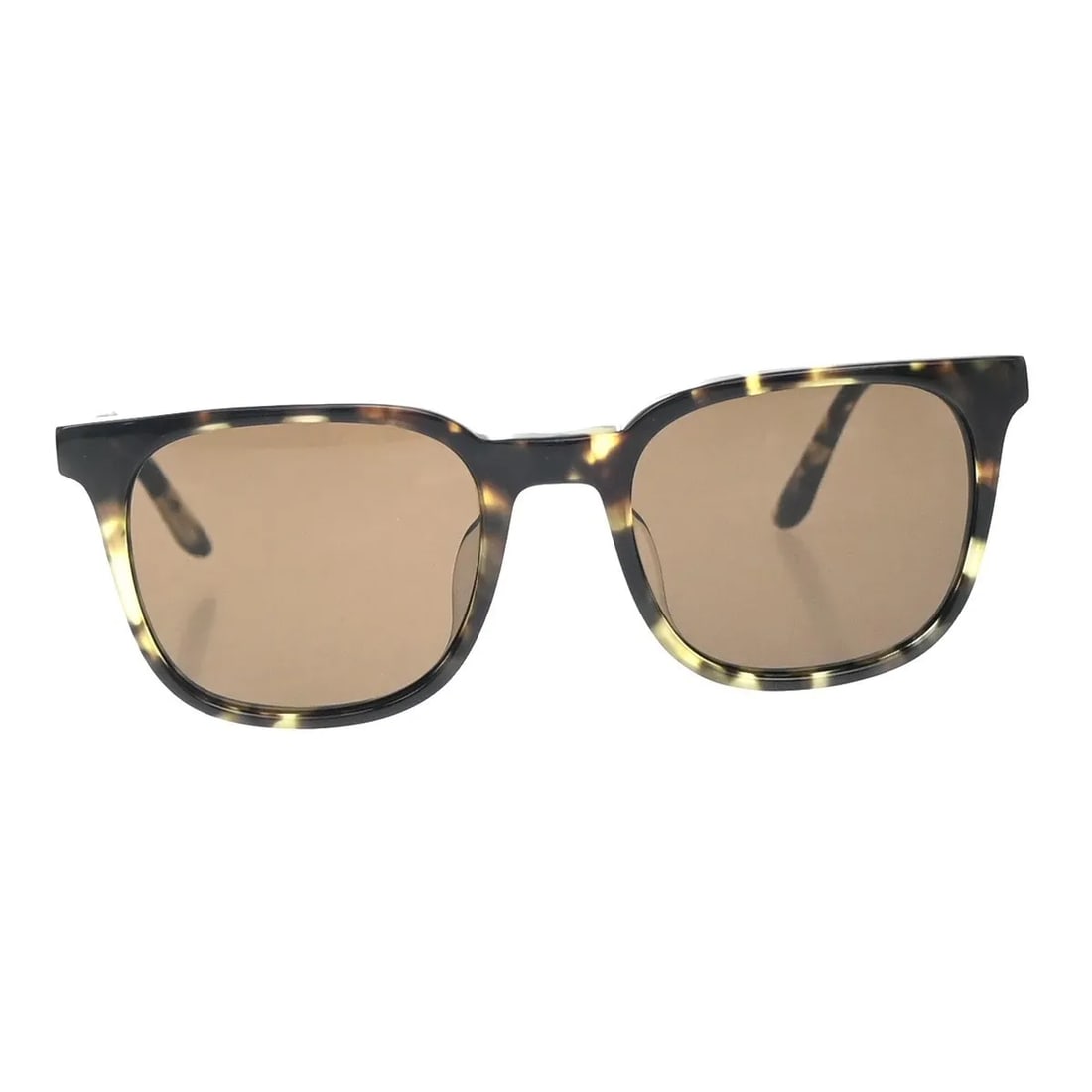 Brown Plastic Sunglasses Bottega Veneta Intrecciato Unisex (1 of 11)