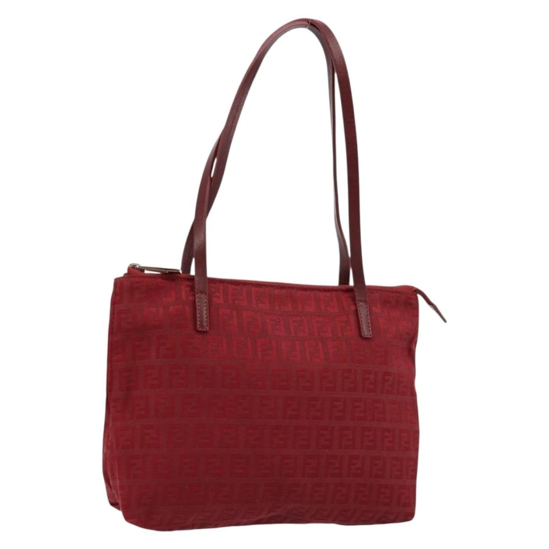 Fendi Red Zucchino Canvas Women Handbag Italy: Fendi Red Zucchino Canvas Women Handbag Italy This FENDI Zucchino Canvas Hand Bag features a classic red exterior crafted from signature Zucchino canvas. Designed for women, the bag offers a practical