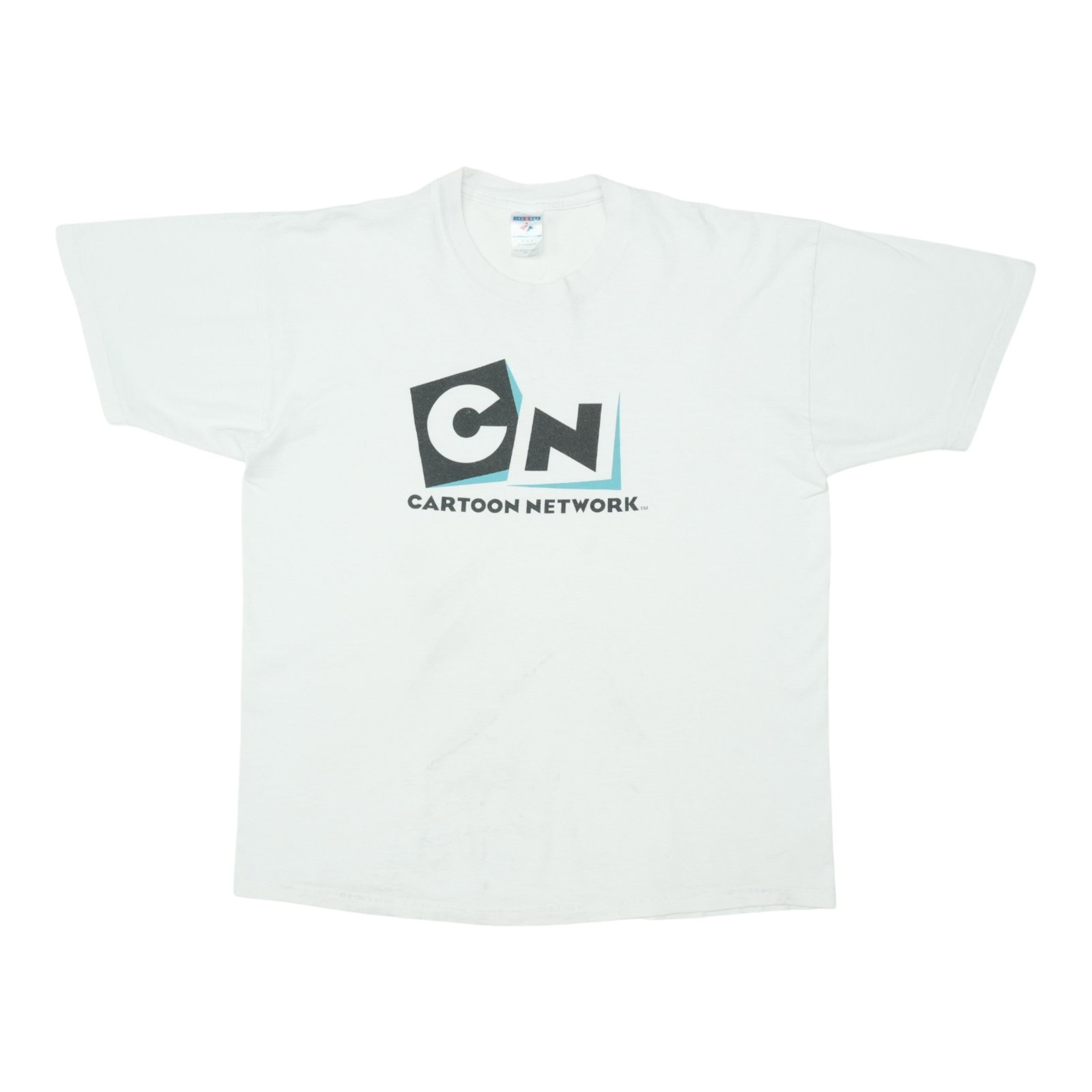 Vintage Cartoon Network White Cotton T Shirt XL 2000s: Vintage Cartoon Network White Cotton T Shirt XL 2000s This is an original vintage Cartoon Network shirt from the 1990s. Made from 100% cotton, this white shirt features no graphics on the back and is 