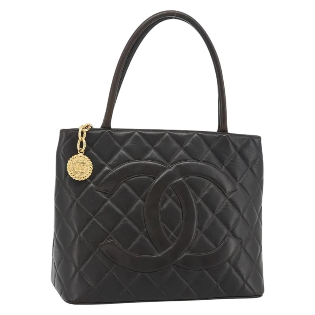 Chanel Black Matelasse Lambskin Leather Bag (1 of 18)