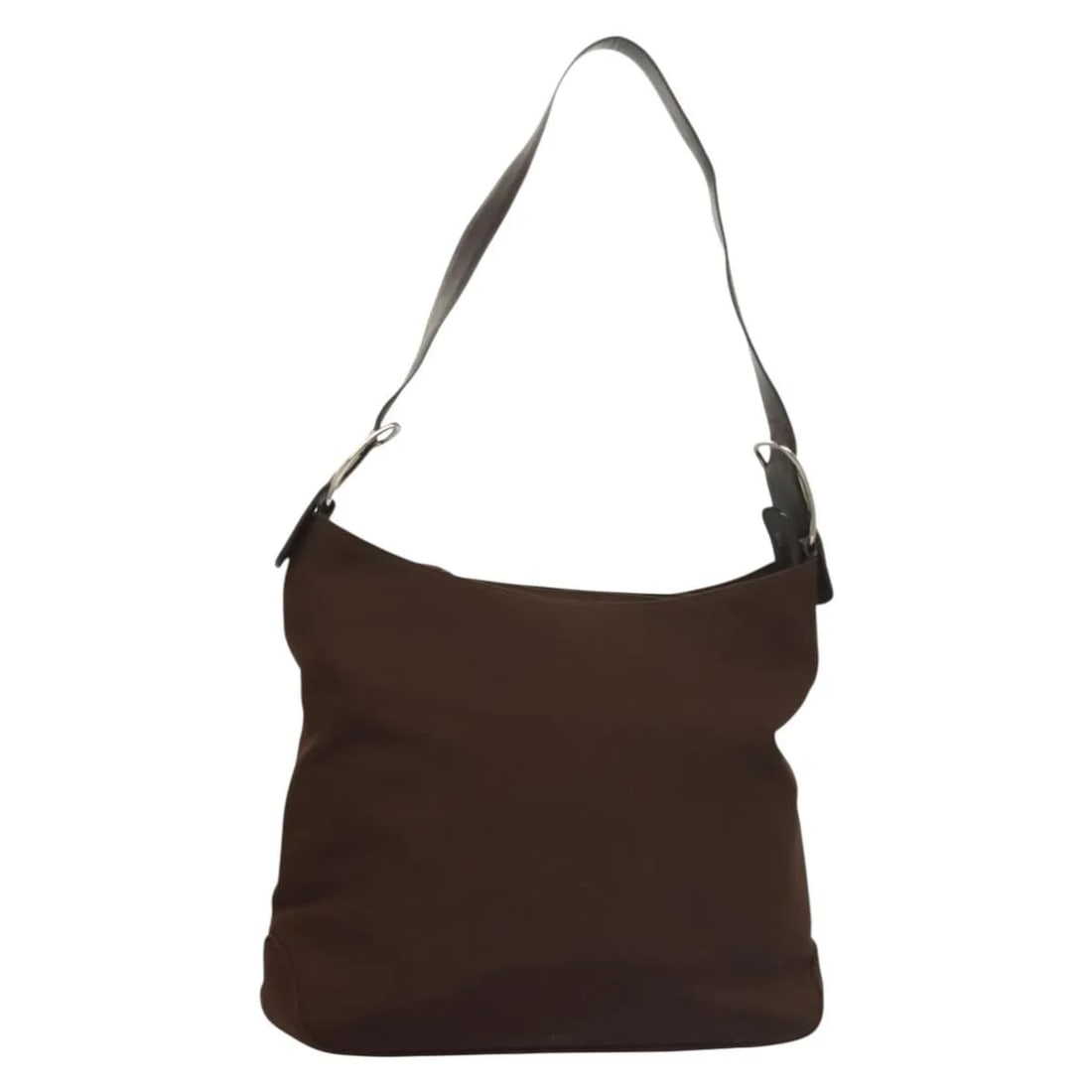 Brown Canvas Shoulder Bag Salvatore Ferragamo Vala: Brown Canvas Shoulder Bag Salvatore Ferragamo Vala This Salvatore Ferragamo Vala Shoulder Bag is crafted from brown canvas and designed for women. The bag features a practical shoulder strap and is ma