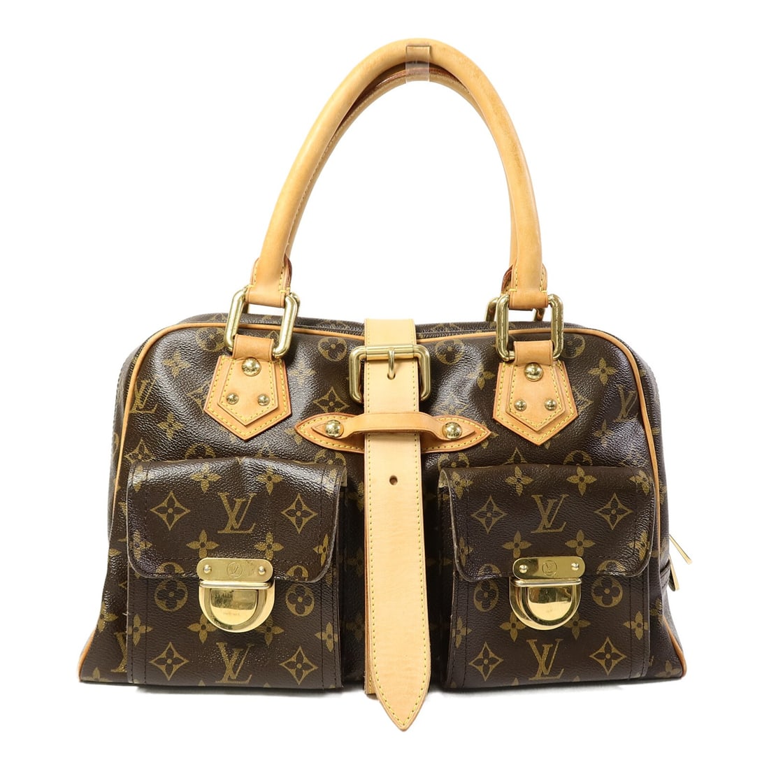 Louis Vuitton Manhattan GM Monogram Brown Handbag GHW (1 of 12)
