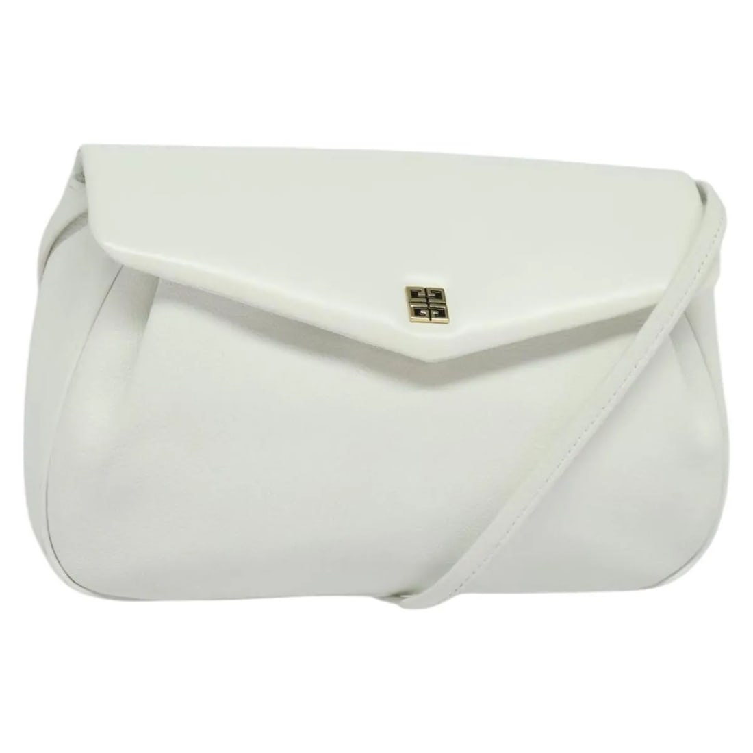 Givenchy Vintage 4G white leather shoulder bag (1 of 18)