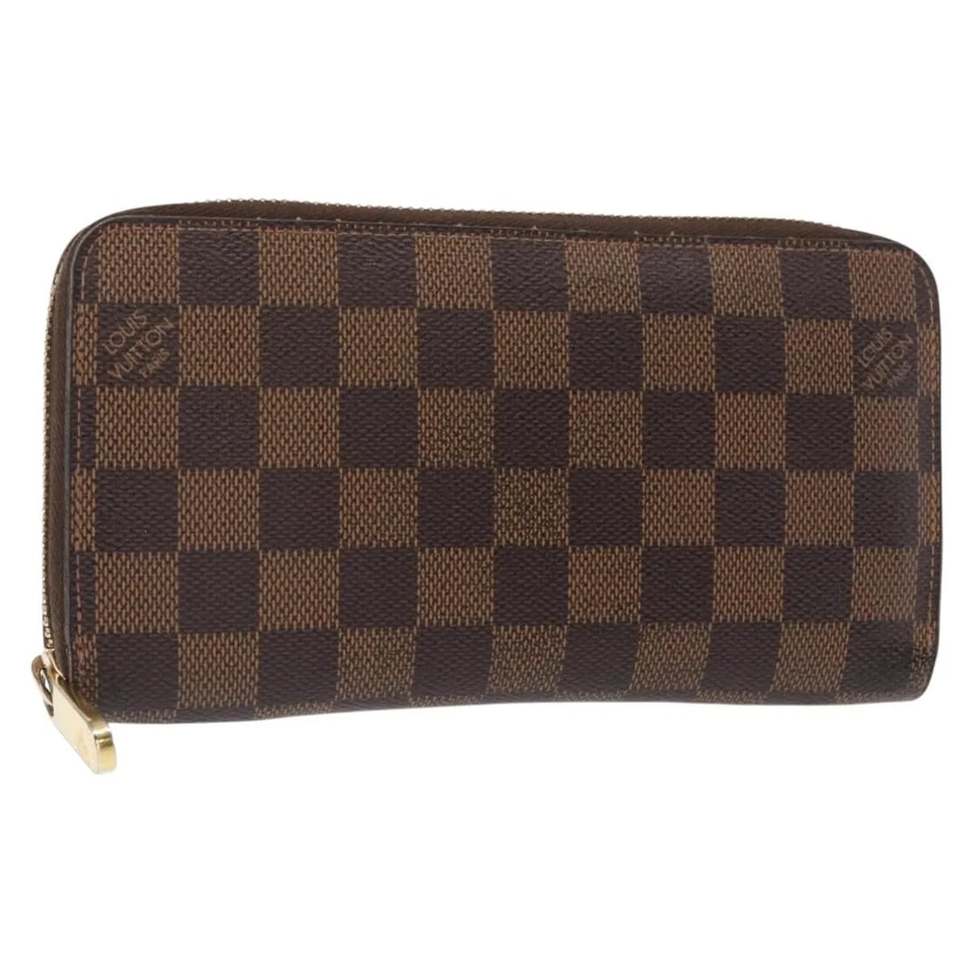 Louis Vuitton Damier Canvas Zippy Wallet NM Brown France: Louis Vuitton Damier Canvas Zippy Wallet NM Brown France The Louis Vuitton Zippy Wallet NM in Damier canvas features a versatile unisex design in brown. Crafted in France, this pre-owned wallet is mad