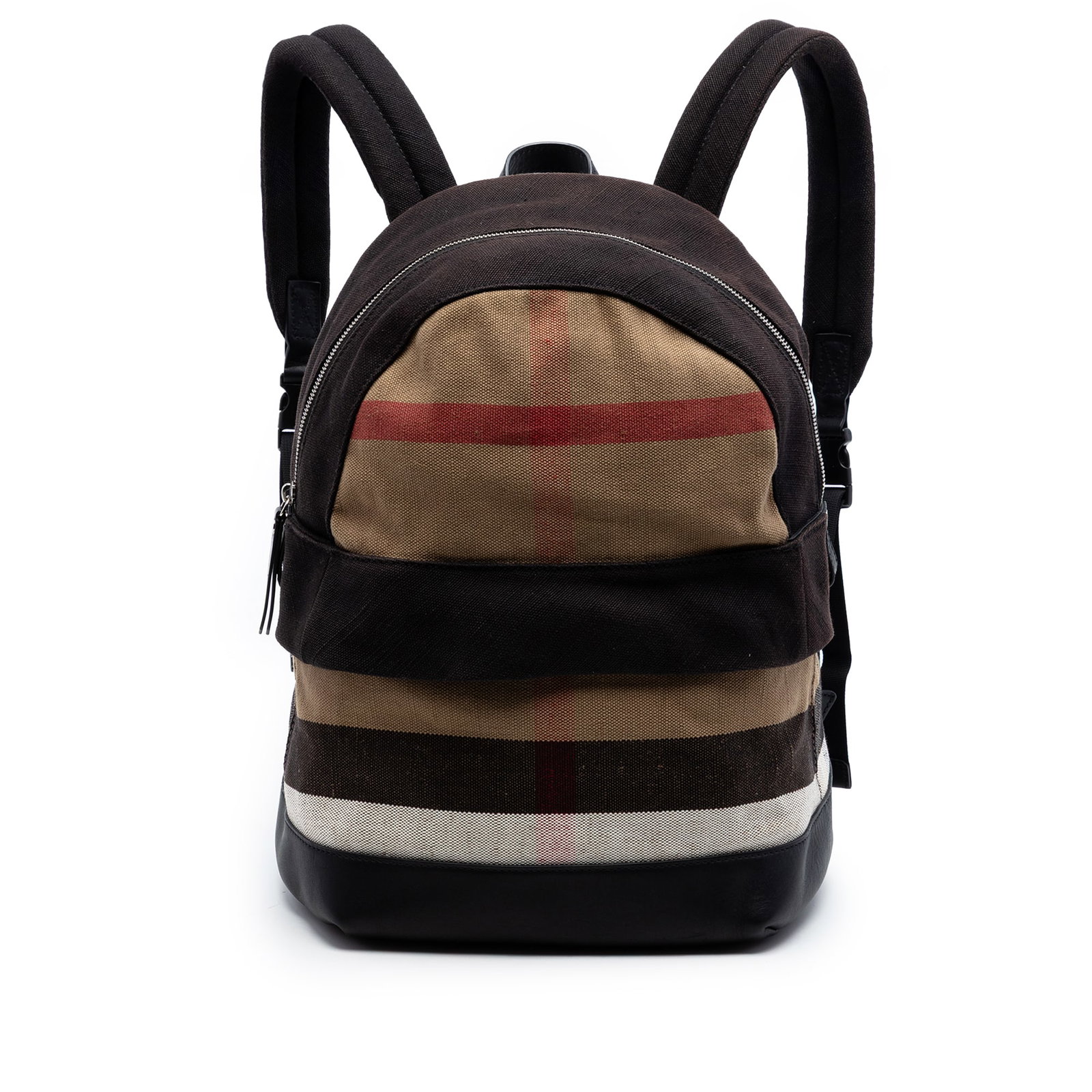 Burberry Mega Check Tiller canvas backpack black (1 of 6)