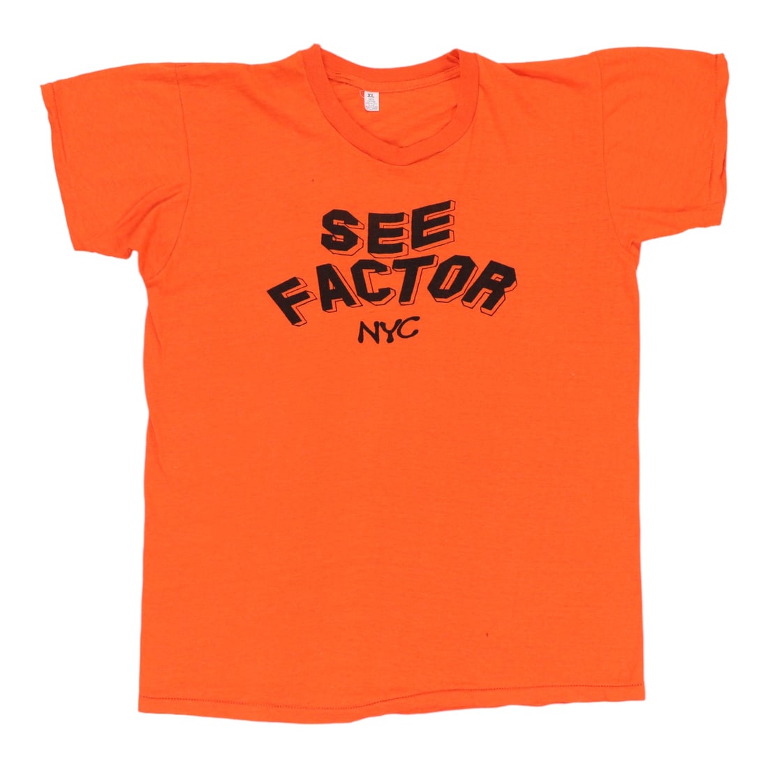 Vintage 1974 Deep Purple Tour Crew Orange Cotton Shirt with Graphics: Vintage 1974 Deep Purple Tour Crew Orange Cotton Shirt with Graphics This is an original vintage 1974 Deep Purple See Factor Fall Tour crew shirt, featuring graphics on both the front and back. Made f