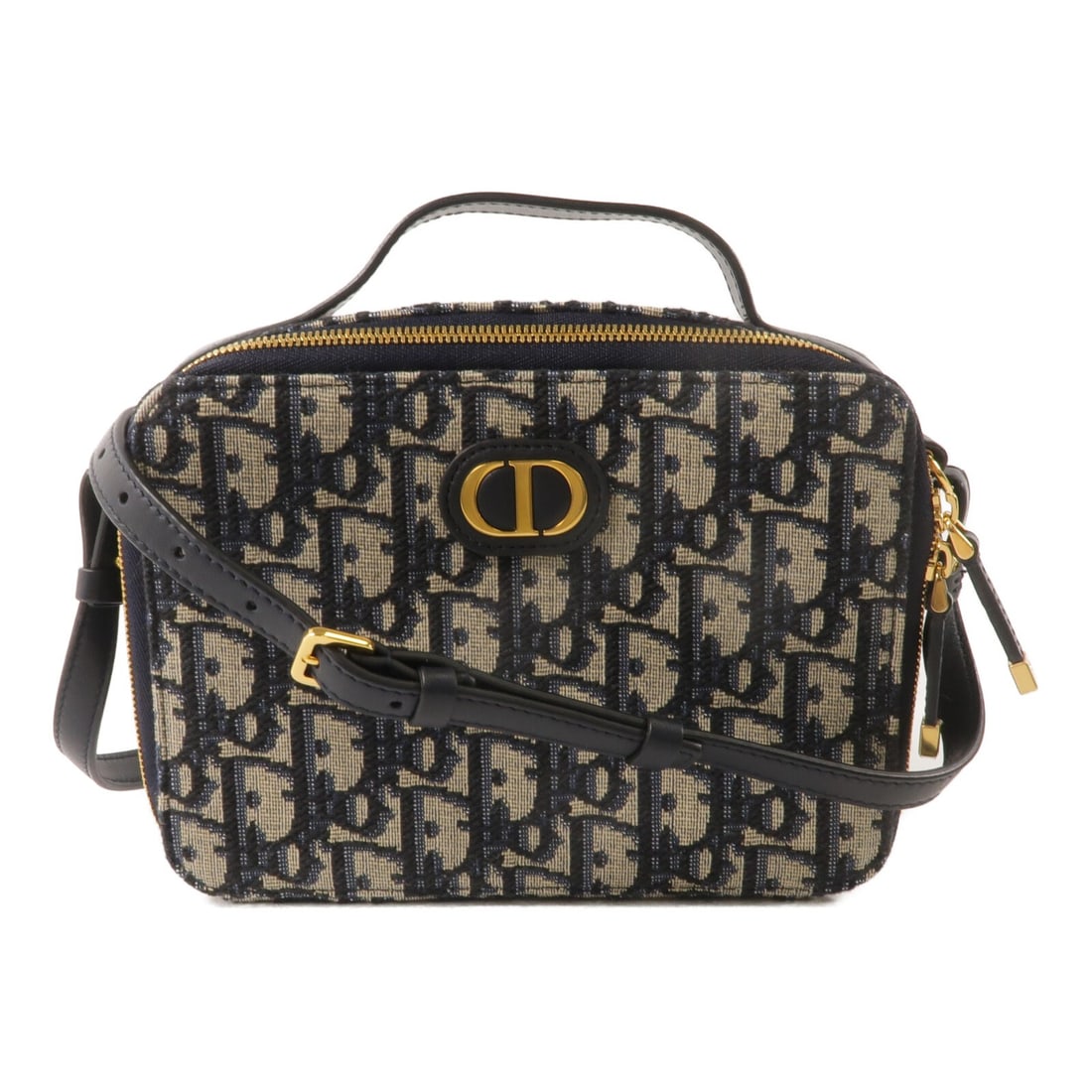 Dior 30 Montaigne Small Camera Bag Blue Oblique 2way Shoulder (1 of 16)