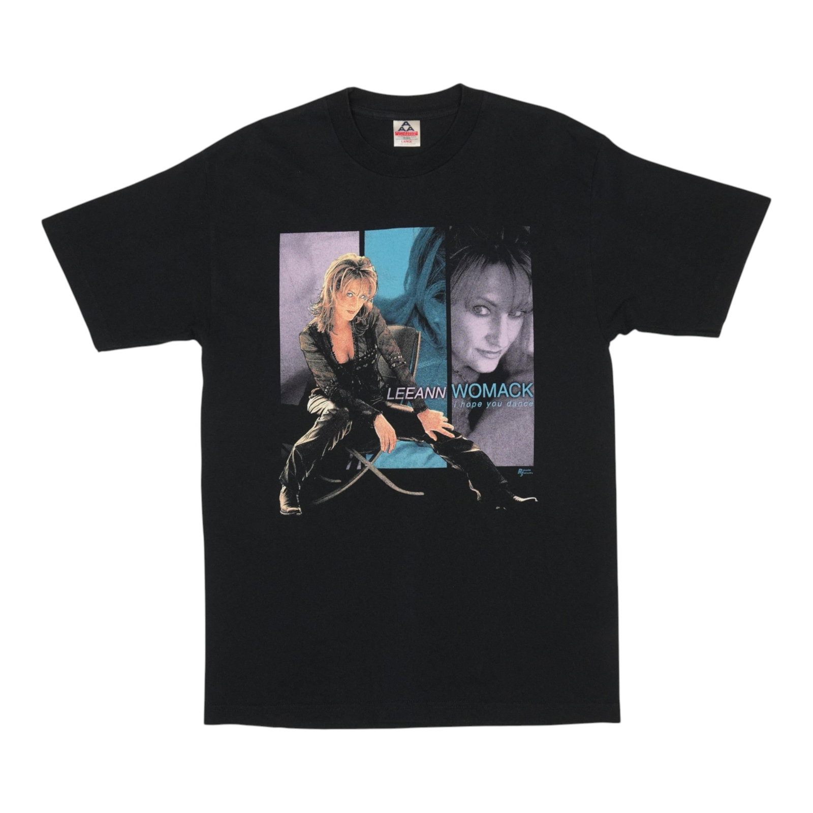 Vintage 2000 Leeann Womack Concert Tour Black Cotton T-Shirt Large: Vintage 2000 Leeann Womack Concert Tour Black Cotton T-Shirt Large This is an original vintage 2000 Leeann Womack Tour Shirt featuring both front and back graphics. It is not a modern reproduction. Th
