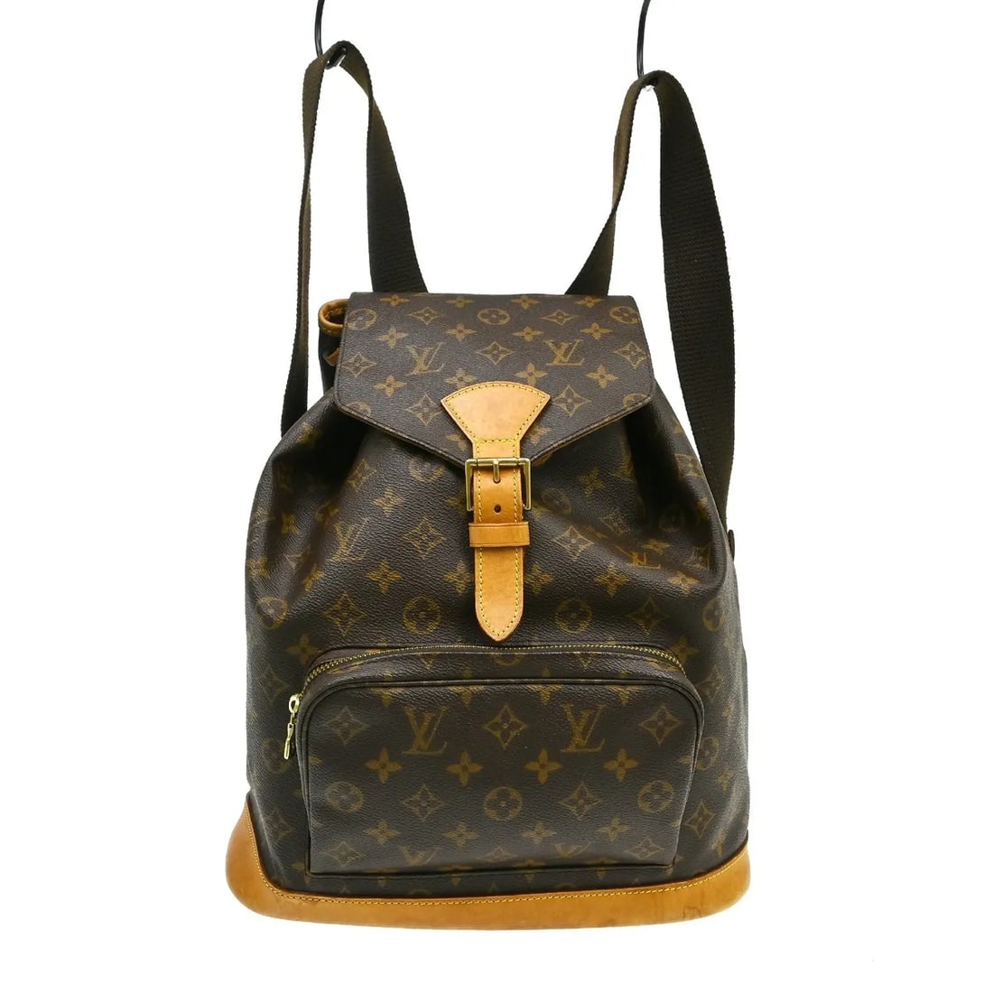 Louis Vuitton Monogram Canvas Vintage Montsouris Backpack: Louis Vuitton Monogram Canvas Vintage Montsouris Backpack This Louis Vuitton Vintage Montsouris Backpack is crafted from signature monogram canvas in brown, designed for unisex use. Made in France, it
