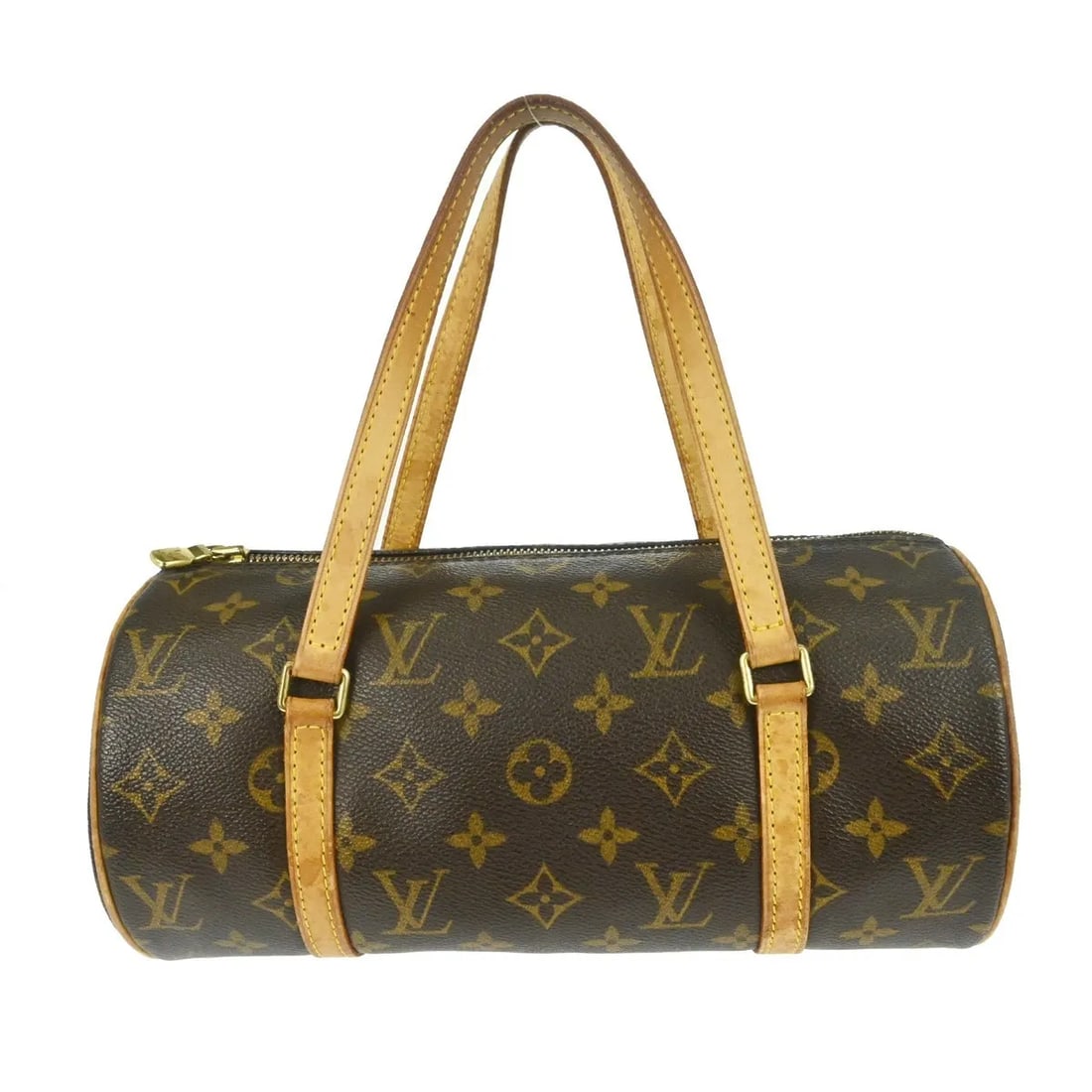 Louis Vuitton Papillon Brown Canvas Handbag: Louis Vuitton Papillon Brown Canvas Handbag Louis Vuitton Papillon handbag in brown monogram canvas. This women's bag is made in France and remains in good condition with visible wear. Exterior wear i