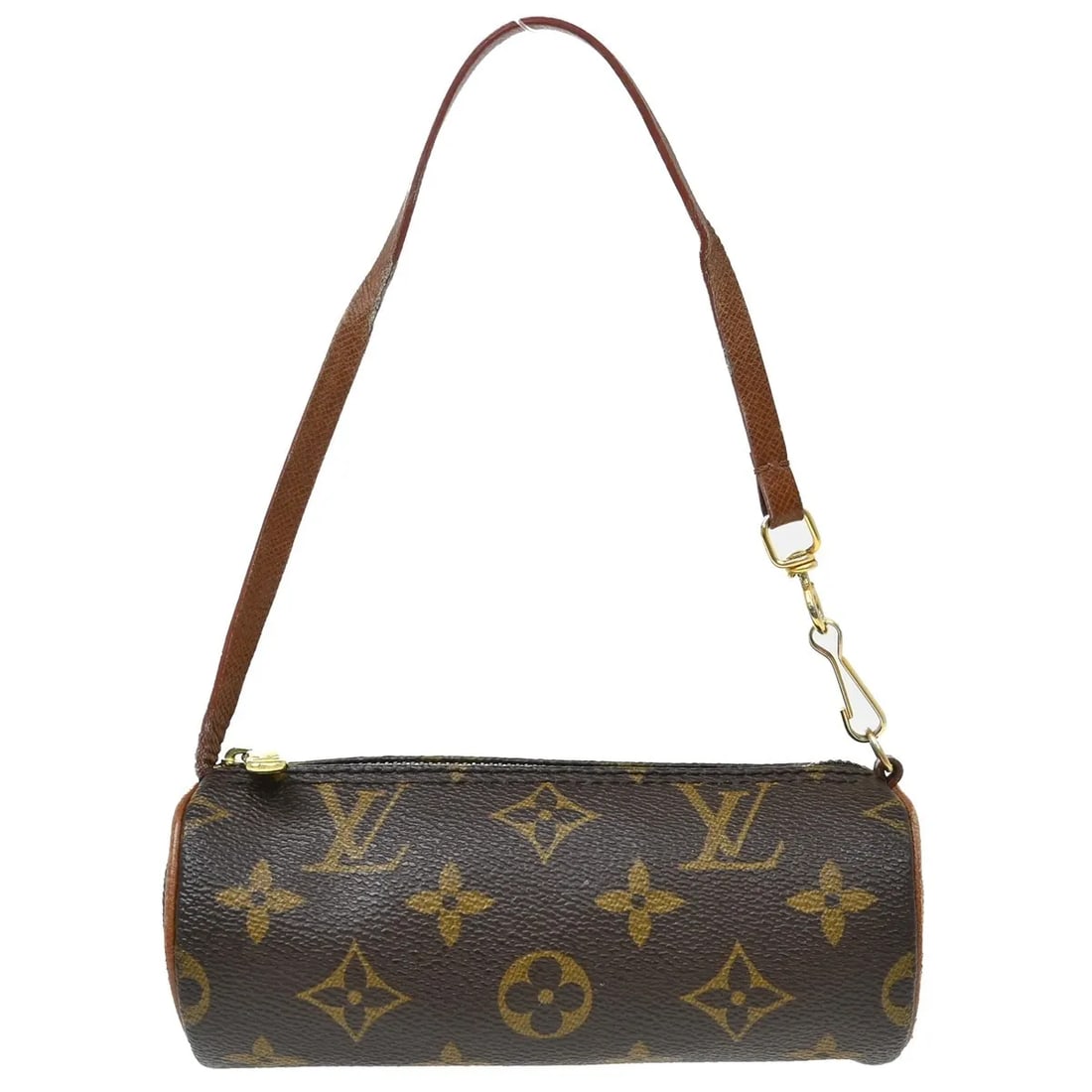 Louis Vuitton Papillon Pochette Brown Monogram Canvas Bag: Louis Vuitton Papillon Pochette Brown Monogram Canvas Bag The Louis Vuitton Papillon Pochette is crafted from the brand's signature monogram canvas in brown and designed for women. This compact access
