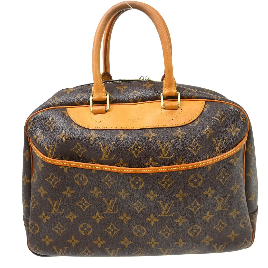 Louis Vuitton Deauville Bowling Vanity Monogram Hand Bag MB1022 (1 of 15)