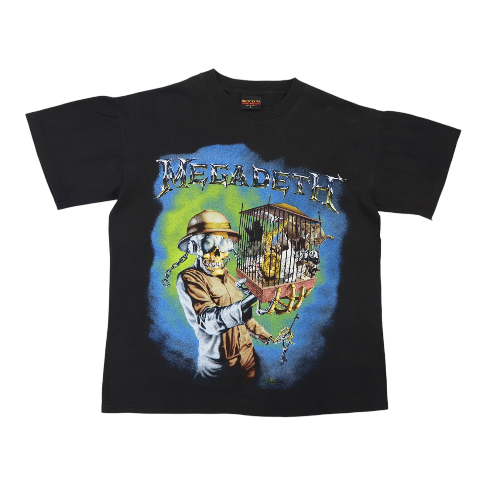 Vintage 1993 Megadeath Countdown to Extinction Black Cotton Band Shirt: Vintage 1993 Megadeath Countdown to Extinction Black Cotton Band Shirt This is an original vintage 1993 Megadeth Countdown To Extinction shirt featuring graphics on both the front and back. The shirt 