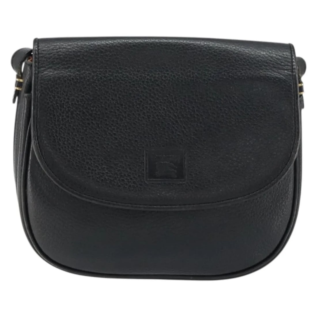 Burberry Vintage Black Leather Shoulder Bag: Burberry Vintage Black Leather Shoulder Bag This Burberry vintage shoulder bag is crafted from black leather and designed for women. It features a classic silhouette with a shoulder strap and metal fi