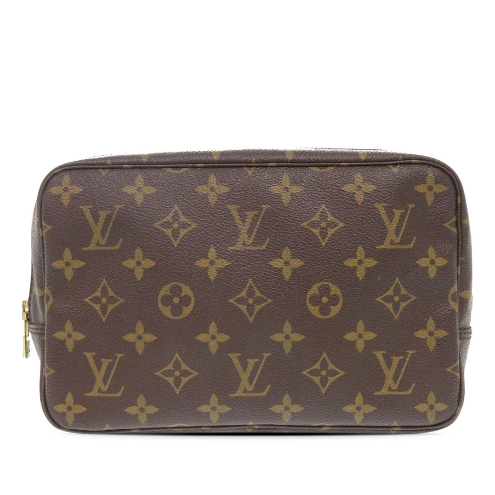 Louis Vuitton Monogram Canvas Trousse Toilette 23 Cosmetic Pouch: Louis Vuitton Monogram Canvas Trousse Toilette 23 Cosmetic Pouch This Louis Vuitton Monogram Trousse Toilette 23 features the iconic monogram canvas, a top zip closure, and interior pockets. The bag i